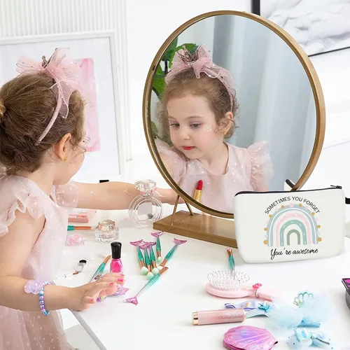 Miniatura 3 de Bolsa de maquillaje para bolso, bolsas de cosméticos para mujer, regalo inspirador para mujer, pequeña bolsa de cosméticos divertida, bolsa de viaje