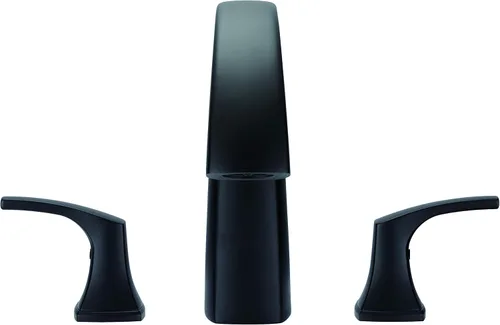 Miniatura 2 de Gerber Plumbing Vaughn Grifo romano de dos manijas para bañera Negro satinado
