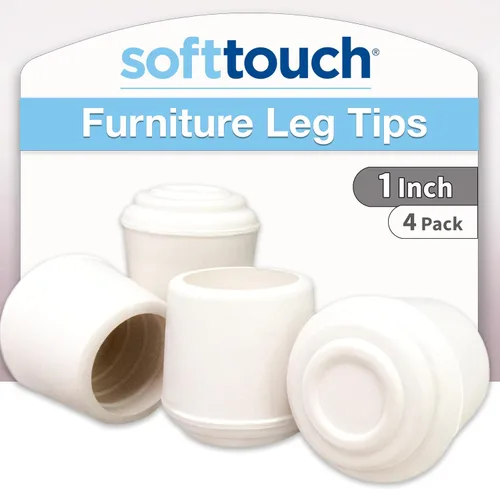Miniatura 9 de Tacos de goma para patas de 1 pulgada (4 unidades), color negro SoftTouch, 4440695N, negro, 4440295N
