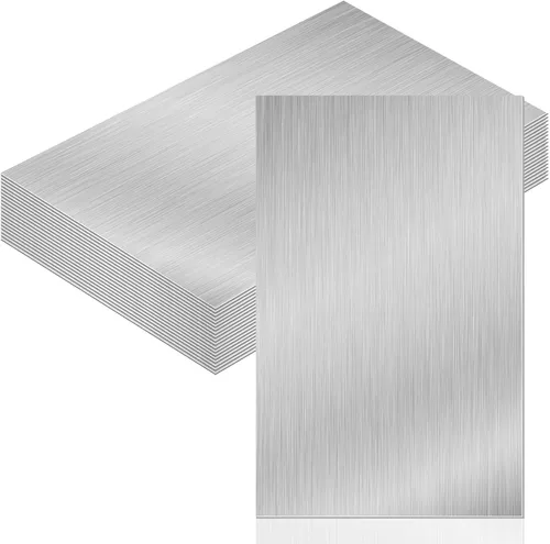 Miniatura 12 de Therwen 80 piezas de chapa de aluminio para techo intermitente de 5 x 7 pulgadas, techo de metal para cobertizo, impermeabilización alrededor