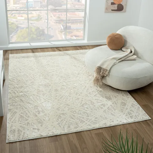 Miniatura 9 de LUXE WEAVERS Alfombra geométrica de 2 x 3 pulgadas, diseño geométrico de líneas abstractas modernas