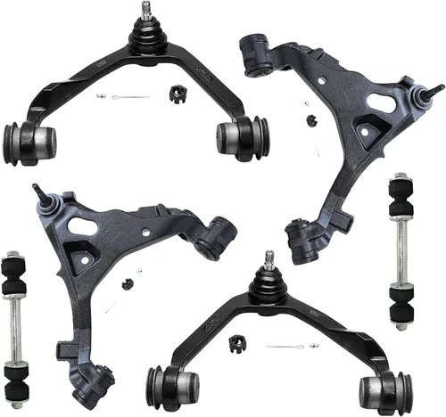 Miniatura 297 de Detroit Axle - Kit de extremo delantero para Chrysler 300 Dodge Charge Challenger 2011-2023, 2 brazos de control inferiores traseros 2 rótulas