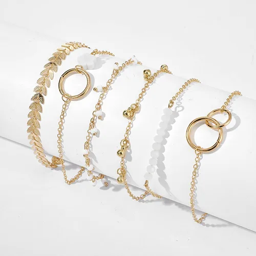 Miniatura 74 de Long tiantian Pulsera de oro gruesa para mujer, pulseras de oro delicadas, pulseras para mujer, pulseras apilables de eslabones de cadena