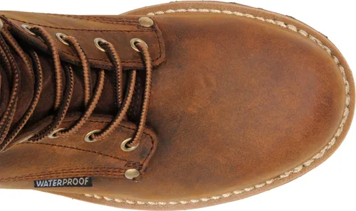 Miniatura 7 de Carolina - Botas estilo leñador para hombre (20 cm). Marrón