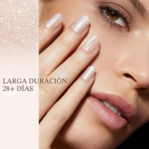 Miniatura 3 de Azurebeauty - Kit de iniciación de uñas en polvo de inmersión, 4 colores, purpurina de piel desnuda para todas las estaciones, juego de polvo