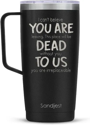 Miniatura 18 de SANDJEST Mejor Taza para Tía Taza de Tía con Asa 20oz Acero Inoxidable Taza de Café Aislada para Viaje Regalos para Tías de Sobrina Sobrino Regalo