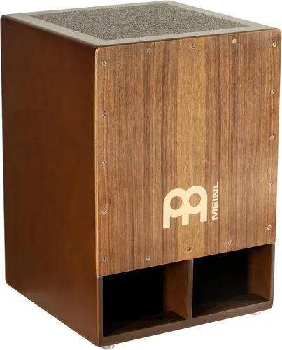 Meinl Cajón Subwoofer de Graves Jumbo con Bordones Internos - NO FABRICADO EN CHINA - Superficie de Toque de Nogal, GARANTÍA DE 2 AÑOS (SUBCAJ5WN)