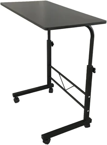 Miniatura 3 de Mesa auxiliar de sofá con ruedas, escritorio pequeño extraíble, mesa de café con ruedas ajustable en altura, escritorio elevador para computadora