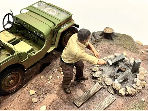 Miniatura 3 de Mecánico 4X4 Figura 3 para modelos a escala 1/18 por American Diorama