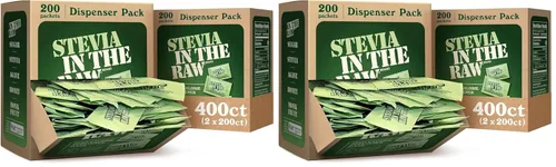 Stevia In The Raw, Edulcorante sin calorías a base de plantas, sustituto del azúcar, edulcorante sin azúcar para café, bebidas calientes y frías,