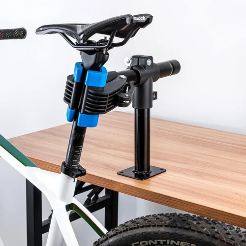 Miniatura 7 de ROCKBROS Soporte de reparación de bicicletas: banco de trabajo de montaje en banco para bicicletas de carretera y montaña