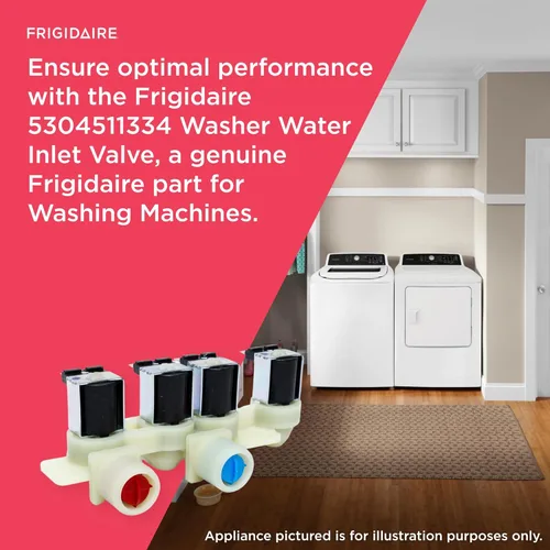 Miniatura 5 de Frigidaire 5304511334 Válvula de entrada de agua para lavadoras