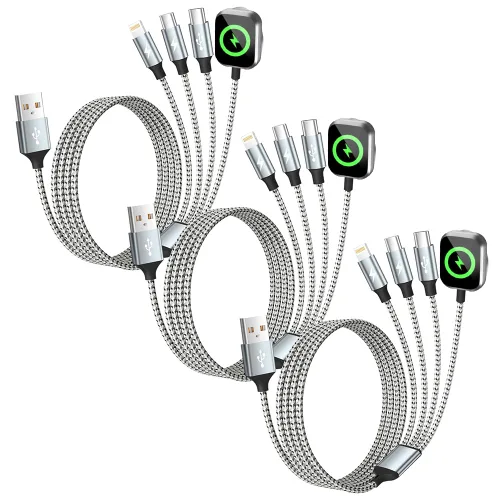 Miniatura 16 de Cruise Essentials - Cable de carga múltiple 3 en 2 para iPhone Watch Charger/iPhone 17/IP, iWatch Charger, Travel Camping Essentials compatible