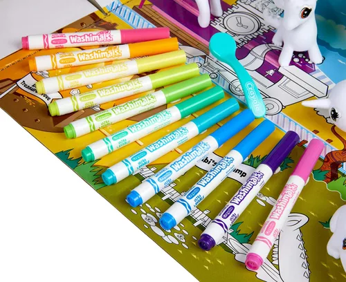 Miniatura 4 de Crayola 74-7430-E-000 Washimals Peculiar Zoo Playset