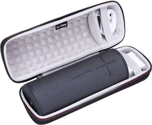 Miniatura 4 de LTGEM - Funda compatible con altavoz portátil Ultimate Ears MEGABOOM 4/3, negro y gris