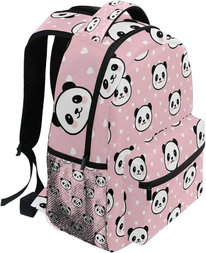 Miniatura 16 de ATTX Linda mochila con diseño de panda para niños y niñas, Panda-h, Ciclismo