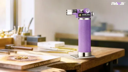 Miniatura 9 de Antorcha de butano RAVS, antorchas de soldadura con 2 modos de llama, antorcha de cocina con llama ajustable, antorchas de soldadura industriales