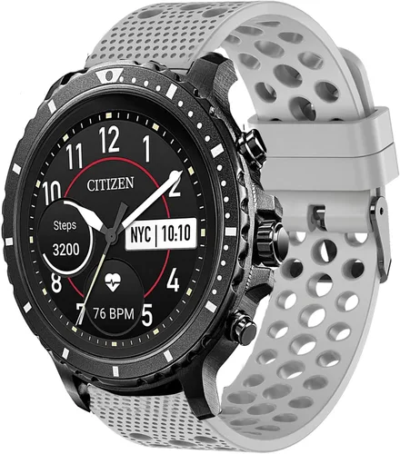 Miniatura 5 de Lamshaw Compatible con correas Citizen CZ, pulseras de repuesto de silicona con hebilla de metal, compatible con reloj inteligente Citizen CZ