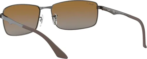 Miniatura 6 de Ray-Ban Gafas de sol rectangulares de metal RB3498 para hombre