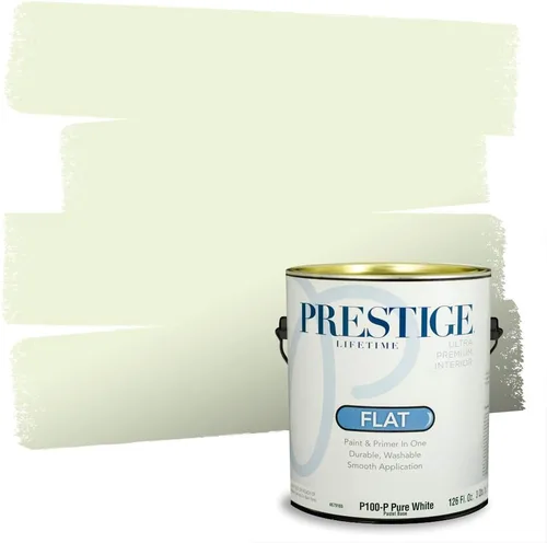 Miniatura 97 de PRESTIGE Pintura exterior e imprimación en uno, aloe, plano, 1 galón