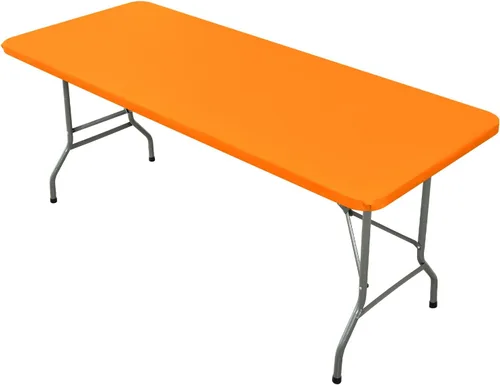 Miniatura 15 de Mantel Cuadrado Elástico Ajustable, Cubierta de Mesa de Poliéster Resistente al Viento, Mantel Resistente a Rayones y Lavable para Mesas Plegables