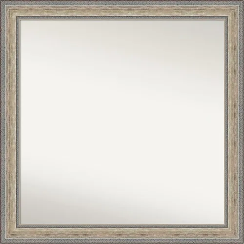 Miniatura 141 de Amanti Art Espejo de baño plateado para sobre fregadero, 28 x 47 pulgadas, espejo rectangular de plata imperial, marco de madera tradicional de gran