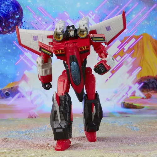 Miniatura 5 de Transformers Toys Generations Legacy Voyager Armada Universe Starscream - Figura de acción para niños de 8 años en adelante, 7 pulgadas