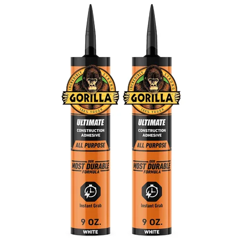 Miniatura 10 de Gorilla 8008002 - Adhesivo multiusos para tareas pesadas, 9 onzas