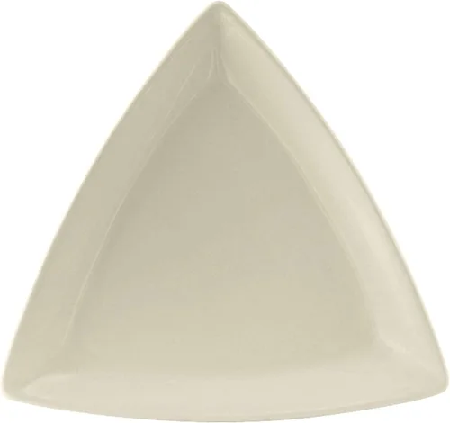 Miniatura 4 de Tuxton China BEZ-0728 Plato, 7-1/4", triangular, borde enrollado, microondas & puede lavarse en el lavavajillas, a prueba de horno, Totalmente Blanco