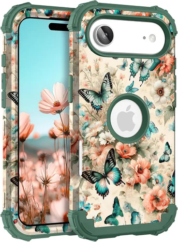 Miniatura 170 de Hocase Funda para iPhone SE 2022/2020, resistente a prueba de golpes, de plástico duro+goma de silicona, funda protectora híbrida para iPhone SE