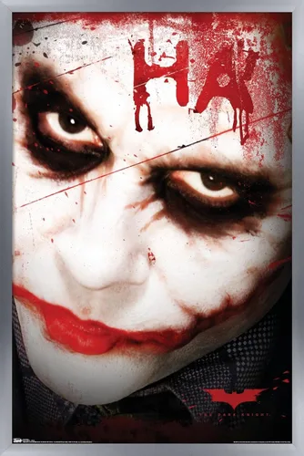 Miniatura 9 de Trends International DC Comics Movie - Póster de pared de The Dark Knight - The Joker Ha in Blood de 14.725 x 22.375 pulgadas, versión enmarcada