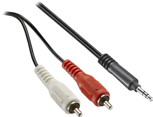 Miniatura 3 de Insignia - Cable de audio estéreo Mini a RCA de 6' 0.138 in - Negro