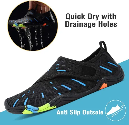 Miniatura 5 de Zapatos acuáticos para niños y niñas, suela ligera y cómoda, fácil de caminar, calzado acuático y deportivo antideslizante