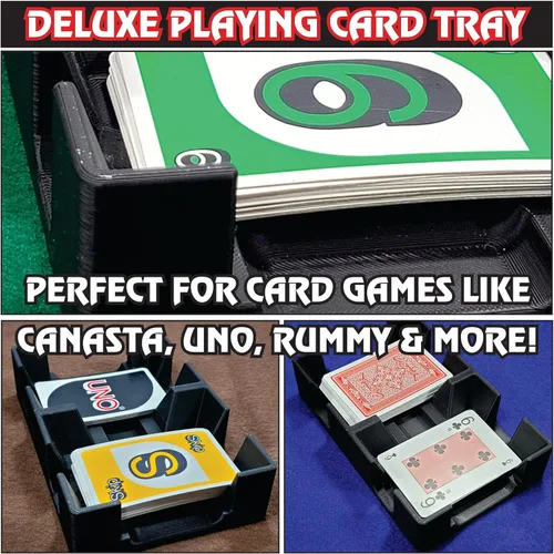 Miniatura 5 de Bandeja de plástico negro para cartas o carrito, no giratoria, fabricada en Estados Unidos