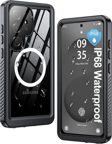 Miniatura 16 de ANTSHARE Funda magnética para Samsung Galaxy S25 FE, impermeable, con protector de pantalla integrado y protección de cámara