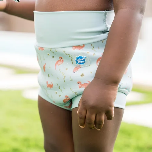 Miniatura 3 de Splash About Happy Nappy - Pañal de natación reutilizable, nutrias juguetonas, 3-6 meses