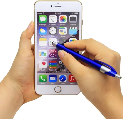 Lápiz óptico para pantallas táctiles y tabletas: bolígrafo capacitivo ligero para pantallas táctiles de tableta, compatible con cualquier pantalla