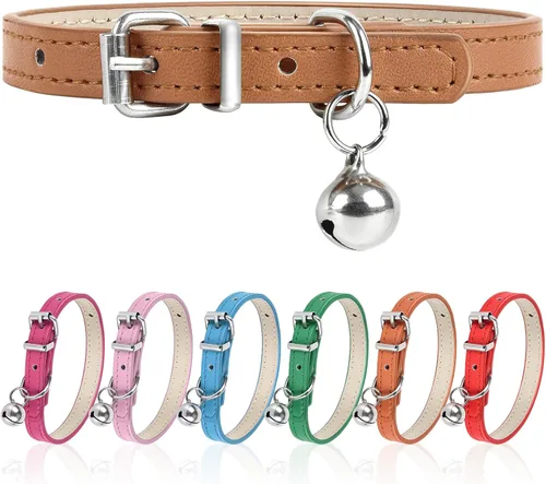 Miniatura 22 de Collar de perro XXS para Teacup, collar de perro Teacup ajustable para perros pequeños, medianos y grandes, 3/8 pulgadas de ancho (blanco, XXS)