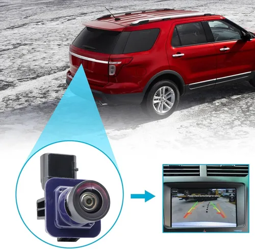Miniatura 2 de FZJDSD Cámara de respaldo de visión trasera Cámaras de seguridad Ayuda de embalaje compatible con Ford Explorer 2011 2012 2013 2014 2015 Reemplazar