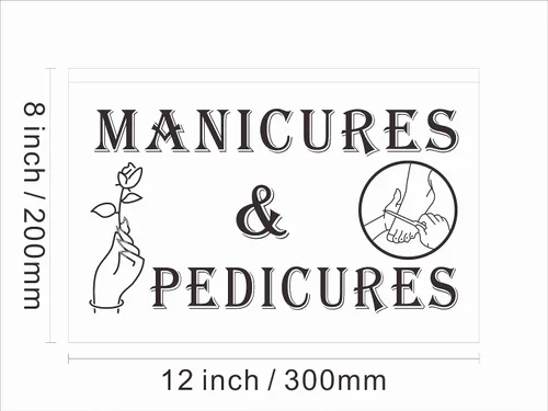Miniatura 3 de 160055 Manicuras y pedicuras Cuidado de las uñas Salón de belleza Tienda abierta Decoración del hogar Pantalla LED Luz Neón Letrero