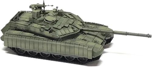 Modelo de plástico fundido a presión, escala 1/72 modelo de tanque ruso T90M 2023, juguetes para adultos y regalo, 5.2 pulgadas x 1.9 pulgadas