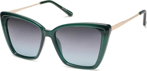 Miniatura 27 de SOJOS Gafas de sol polarizadas de moda para mujer, retro, de gran tamaño, cuadrado, ojo de gato, gafas de sol con protección UV SJ2206