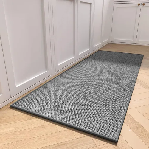 Miniatura 9 de Juego de alfombras de cocina antideslizantes y lavables, absorbentes para suelo de cocina, parte delantera del fregadero, juego de tapetes de cocina