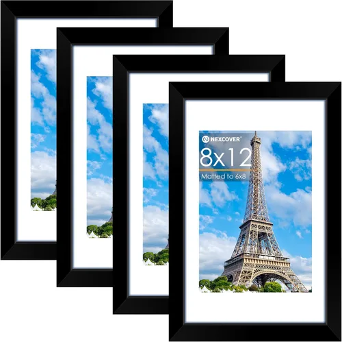 Miniatura 27 de NEXCOVER Portarretratos de 8.5 x 11 pulgadas, color negro, 10 unidades, marcos de fotos de 8.5 x 11 pulgadas con plexiglás HD inastillable, marcos