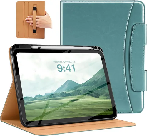 Miniatura 29 de MoKo Funda para iPad A16 de 11 pulgadas, funda para iPad de 11ª/10ª generación (2025/2022) con soporte para lápices y bolsillo, funda con soporte
