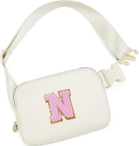 Miniatura 69 de Bolsa de cinturón para niñas y mujeres, bolsas cruzadas, riñonera, riñonera personalizada, Negro, Small