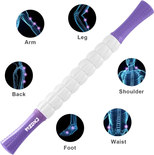 Miniatura 3 de Rodillo Muscular para Atletas - Destructor de Fascia de Tejido Profundo y Masajeador de Rodillo para Alivio del Dolor Miofascial - Herramienta