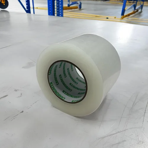 Miniatura 3 de Paquete de 2 cintas de embalaje resistentes, transparentes, 4 pulgadas de ancho, 0.106 in de grosor, 145 yardas de longitud de rollo Mega Roll
