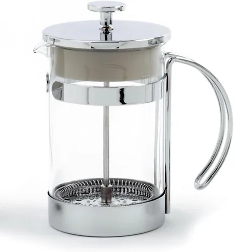 Miniatura 11 de Norpro 5581 Prensa de café/té de vidrio/cromo, 2 tazas
