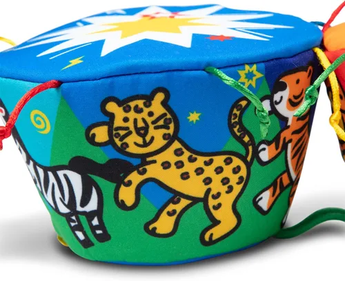 Miniatura 4 de Melissa & Doug K's Kids Bongo Drums - Instrumento musical suave, multicolor, 1 EA
